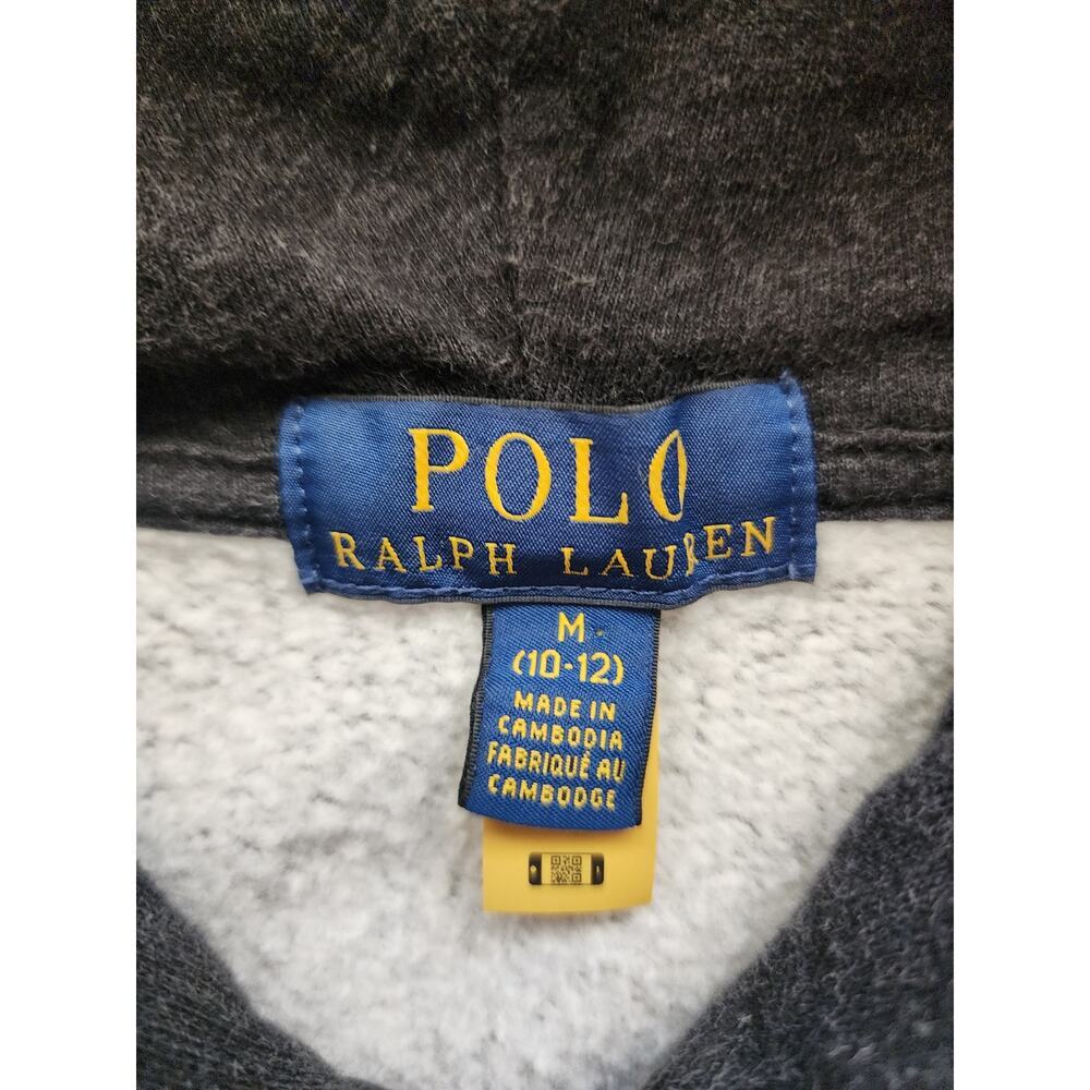 Polo Ralph Lauren Boys Medium 10-12 Classic Full-Zip Fleece Hoodie - Picture 3 of 6